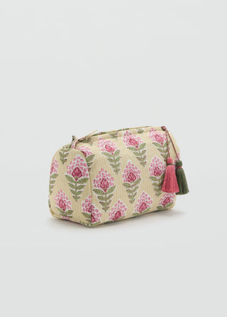 Neceser Pequeño con Estampado Floral