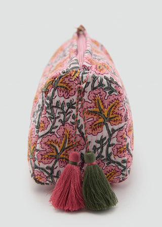Neceser Pequeño con Estampado Floral