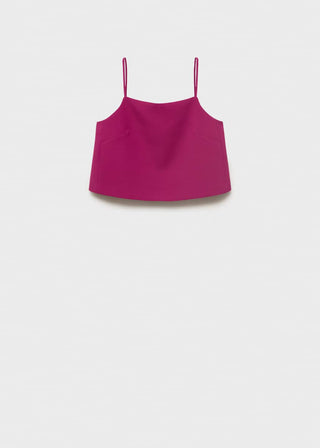 Blusa Crop con Detalle de Botones