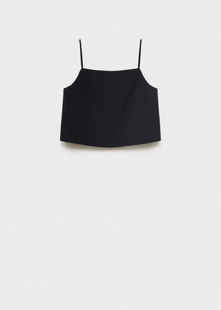 Blusa Crop con Detalle de Botones
