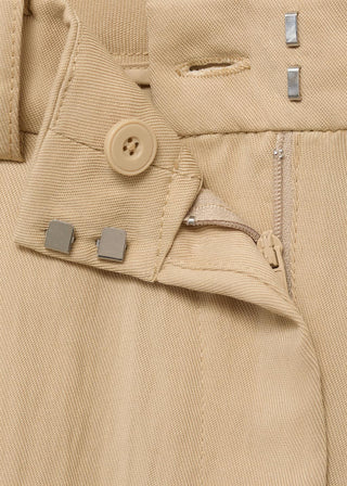 Pantalón Recto Talle Medio.