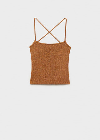 Blusa de Punto con Espalda Cruzada