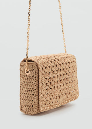 Bolso Bandolera de Fibra Natural.