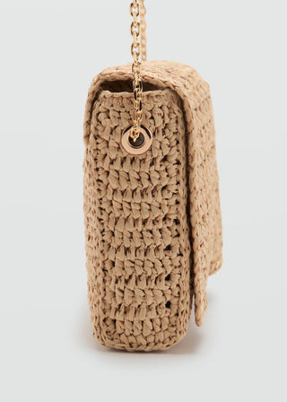 Bolso Bandolera de Fibra Natural.
