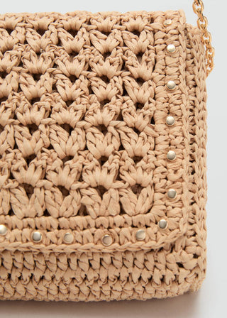 Bolso Bandolera de Fibra Natural.