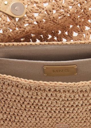 Bolso Bandolera de Fibra Natural.
