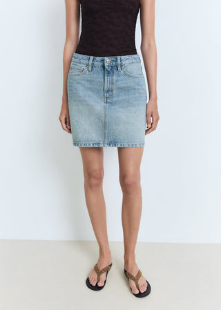 Enagua Denim con Bolsillos