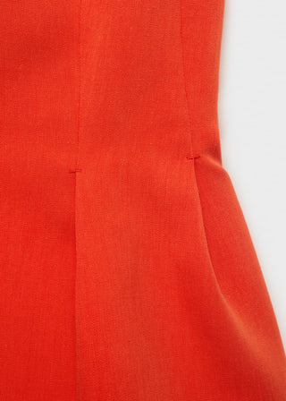 Chaleco Peplum con Cuello Halter