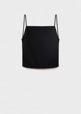 Blusa con Detalle de Espalda Abierta