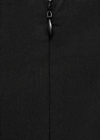 Vestido Corto Cuello Redondo