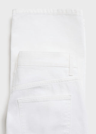 Jeans Rectos Talle Alto con Bolsillos