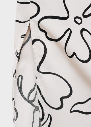 Enagua Larga con Estampado Floral
