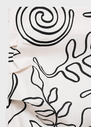 Enagua Larga con Estampado Floral