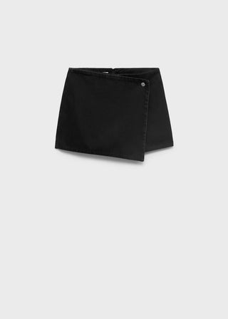 Enagua Cruzada Denim Talle Medio