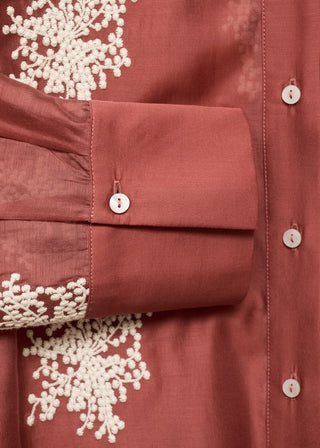 Camisa Manga Larga con Bordado
