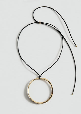 Collar Colgante con Aro