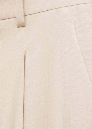 Pantalón Wide Leg con Detalle de Pinzas.