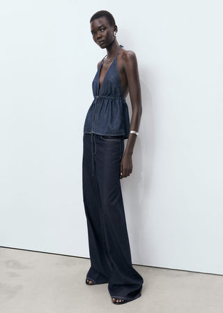 Jeans Wide Leg Talle Bajo.