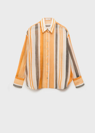 Camisa Manga Larga de Rayas.
