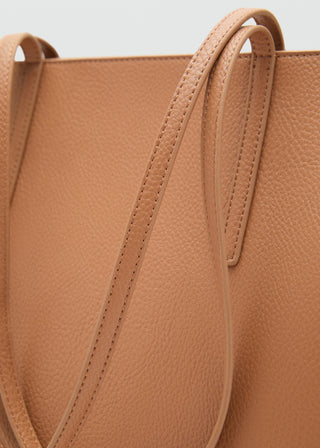 Bolso Shopper Grande con Cremallera