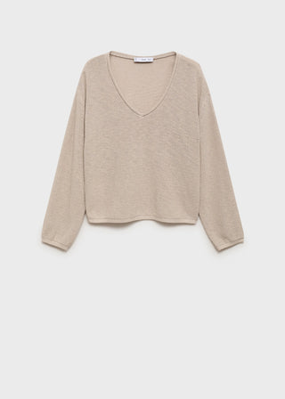 Sudadera Cuello V de Punto