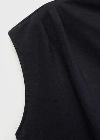 Camiseta Cuello Asimétrico con Fruncido.
