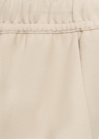 Pantalón Crop con Cintura Elástica