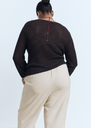 Pantalón Crop con Cintura Elástica
