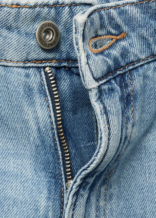 Jeans Wide Leg Talle Alto con Bolsillos.