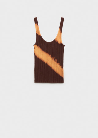 Camiseta de Punto con Estampado Tie Dye
