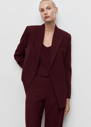 Blazer de Traje Cruzado