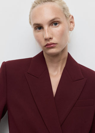 Blazer de Traje Cruzado