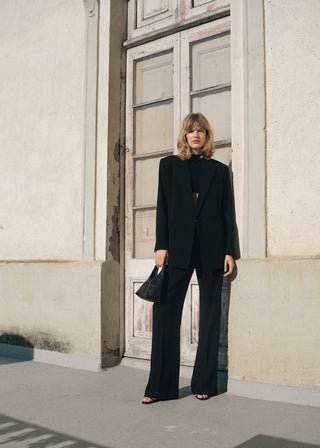 Blazer de Traje Cruzado
