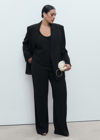 Blazer de Traje Cruzado