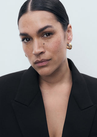 Blazer de Traje Cruzado