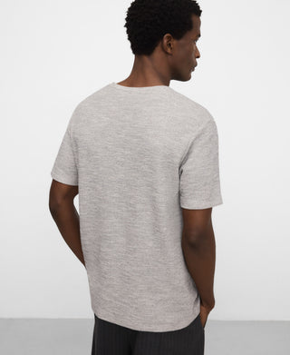 Camiseta Manga Corta Tejido con Textura