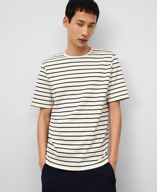 Camiseta Manga Corta Estampado Rayas