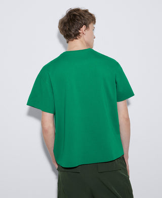 Camiseta Manga Corta con Cuello Redondo