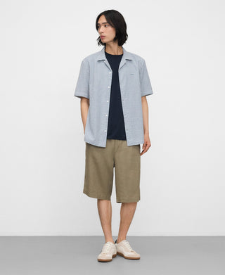 Camiseta Manga Corta con Cuello Redondo