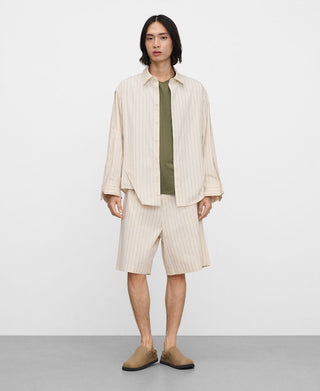 Camiseta Manga Corta con Cuello Redondo