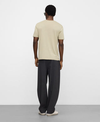 Camiseta Manga Corta con Logo Bordado