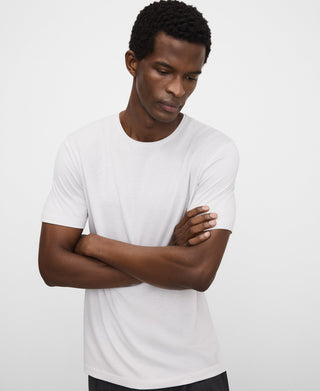 Camiseta Manga Corta con Logo Bordado