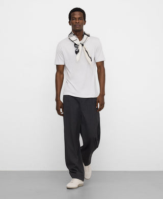 Camiseta Manga Corta con Logo Bordado