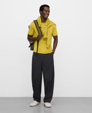 Camiseta Manga Corta con Logo Bordado