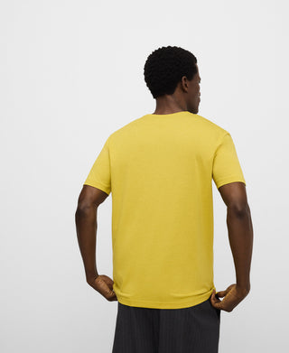 Camiseta Manga Corta con Logo Bordado