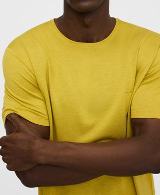 Camiseta Manga Corta con Logo Bordado