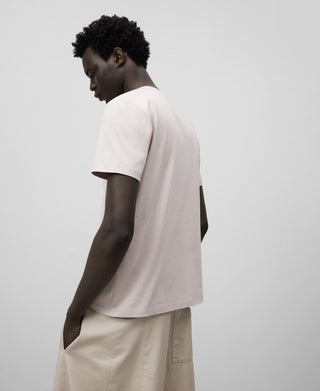 Camiseta Manga Corta con Logo Bordado