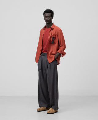 Camiseta Manga Corta con Logo Bordado