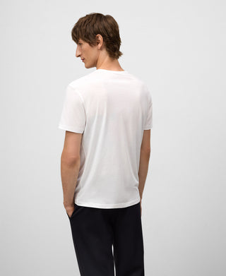 Camiseta Manga Corta con Logo Bordado