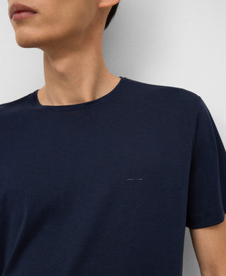 Camiseta Manga Corta con Logo Bordado